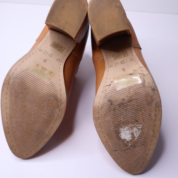 KELSI DAGGER Brooklyn West Ankle Boot Sienna Heeled Leather Chelsea Women's 6 - Picture 9 of 10